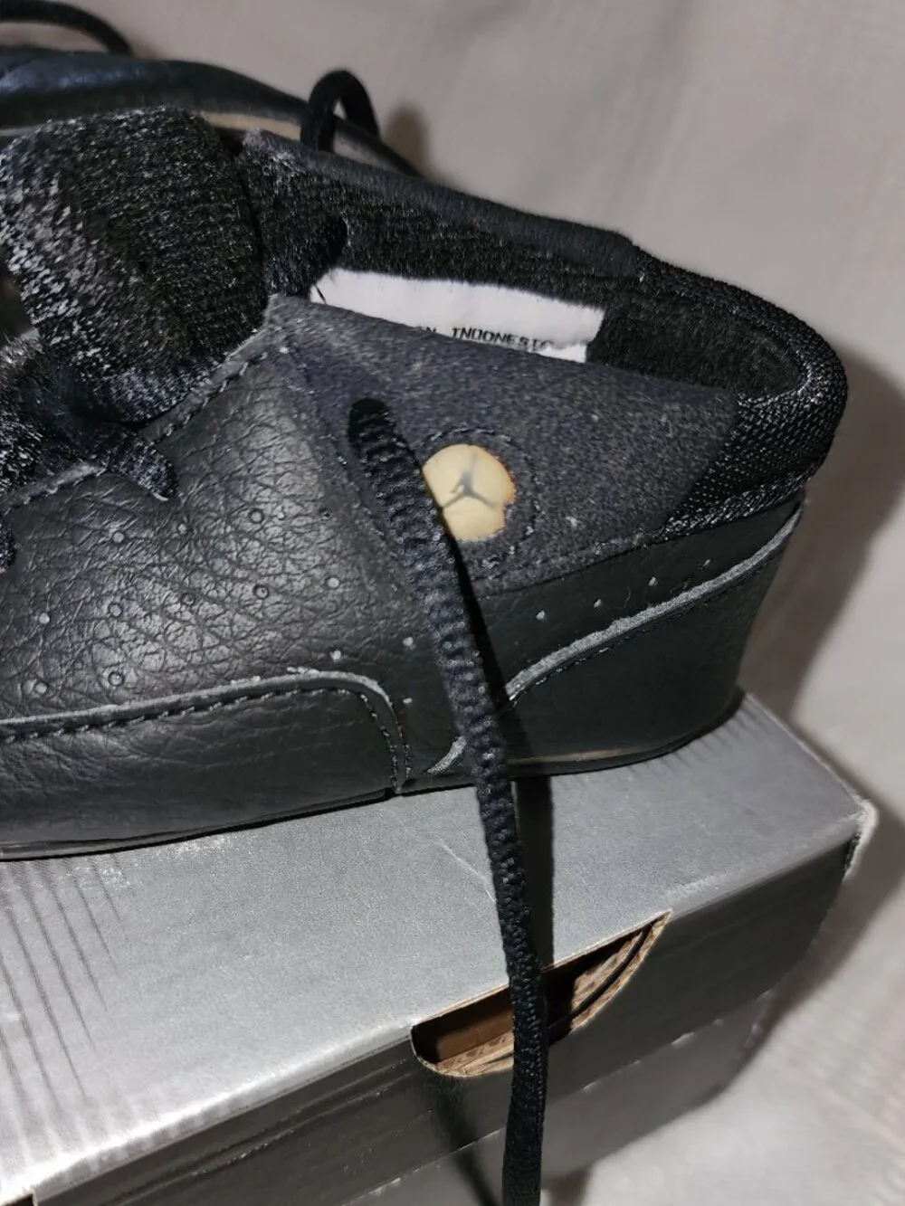 🏀 Vintage Jordan's 🏀 3c Nike Jordan's low black, baby's first Jordans Like New